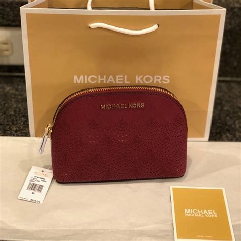 michael kors plastic cosmetic bag|More.